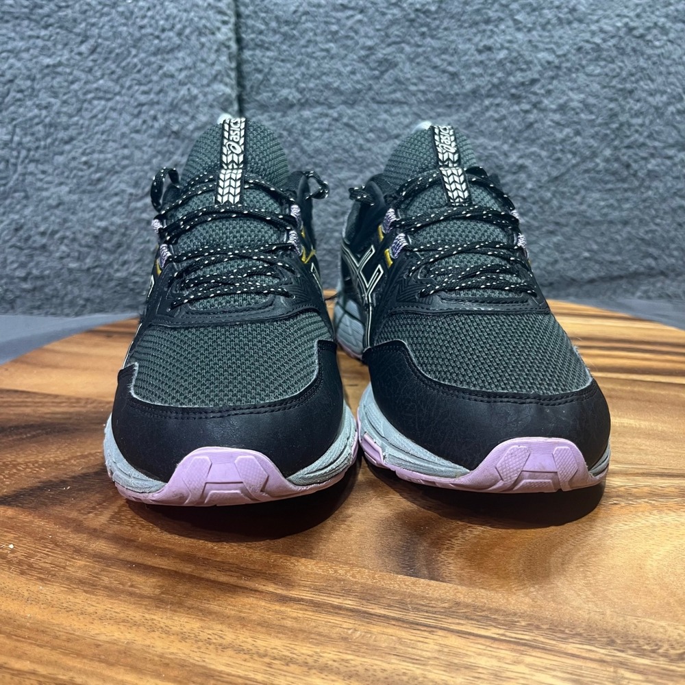 ASICS Gel Venture 8 Women's Black Pink Trail Running Rigid Shoes Size 8.5 - Picture 4 of 12